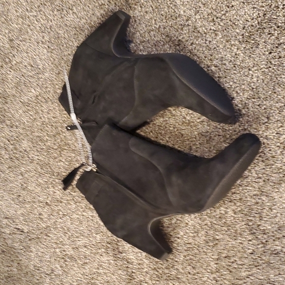 NEW Sam Edelman Margaret Suede Anthropologie Ankle shoes boots sz 7.5 - Picture 7 of 12
